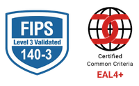 FIPS- und Common Criteria-Zertifizierungslogos
